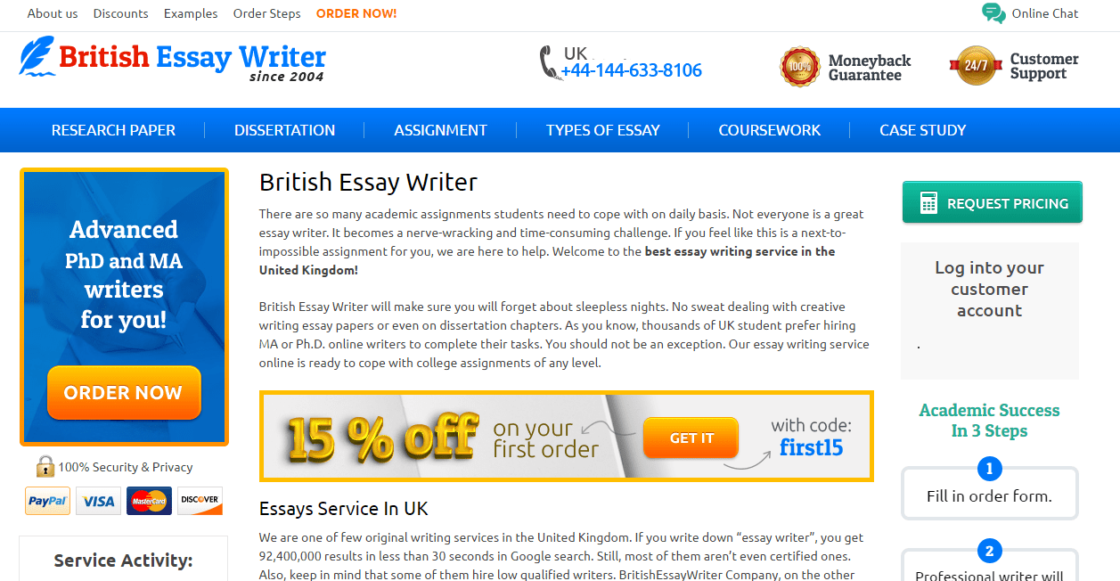 essay writer service reviews